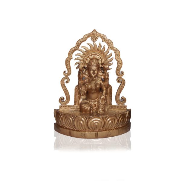 Golden Ma Laxmi Carving