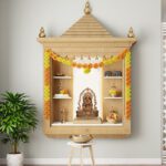 Golden Ma Laxmi Carving in Temple