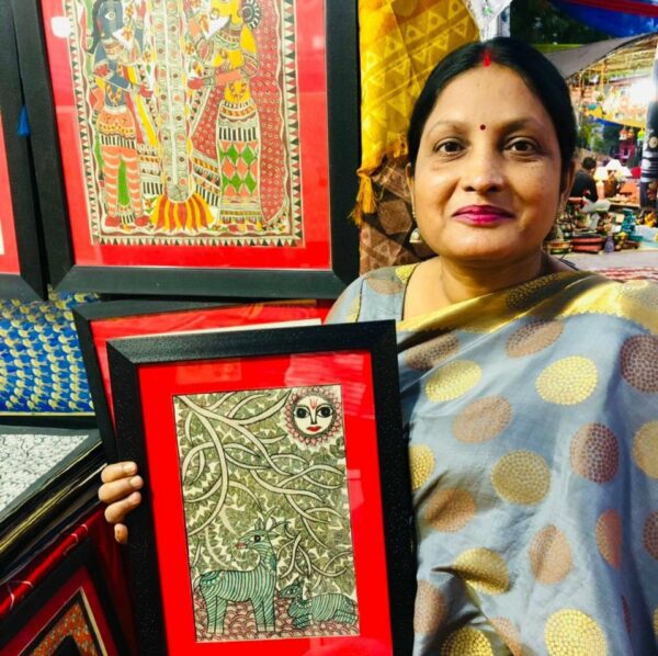 National award-winning Madhubani art exponent Shanti Devi