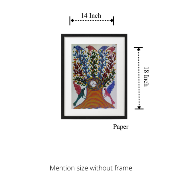Mention size without frame
