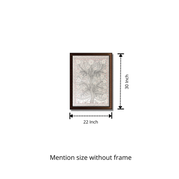 Mention size without frame