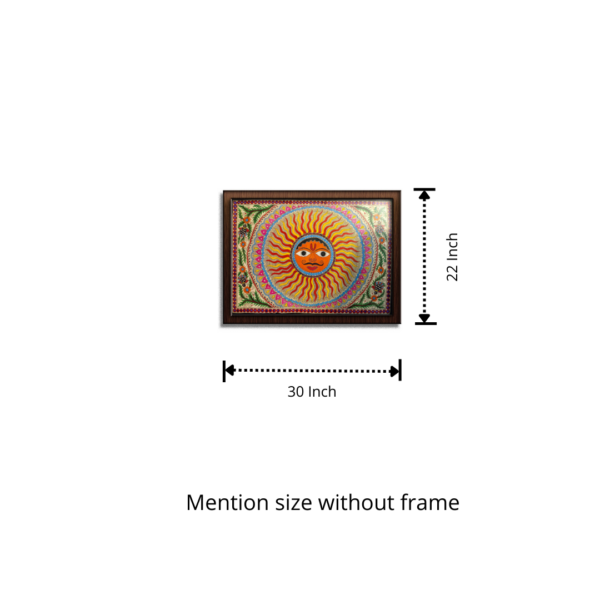 Mention size without frame